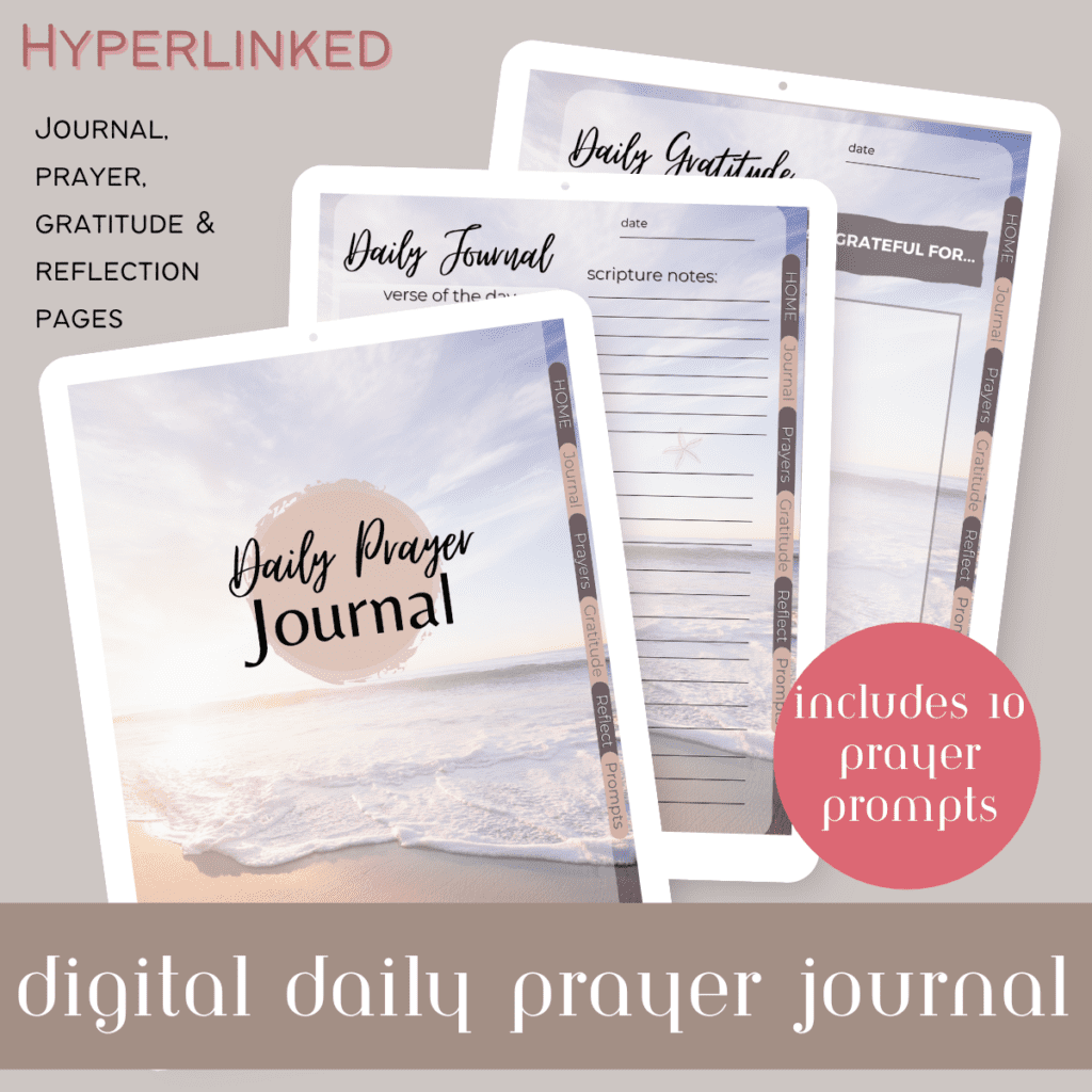 Digital daily prayer journal