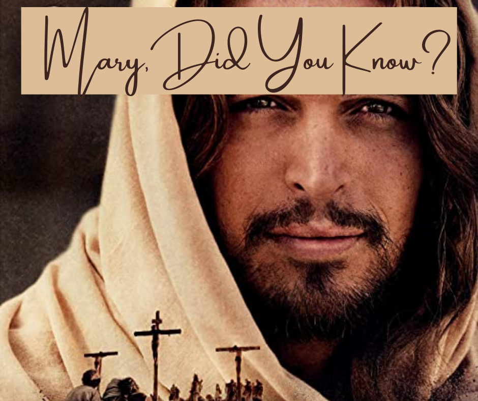 image of jesus, words Mary, Did You KNow?