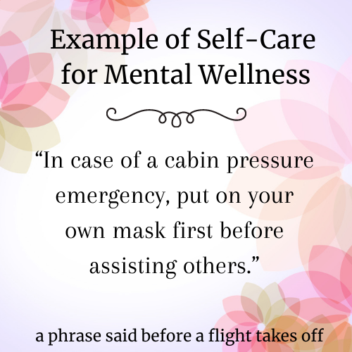 self-care for mental wellness
